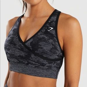 Gymshark Camo Sports Bra XS